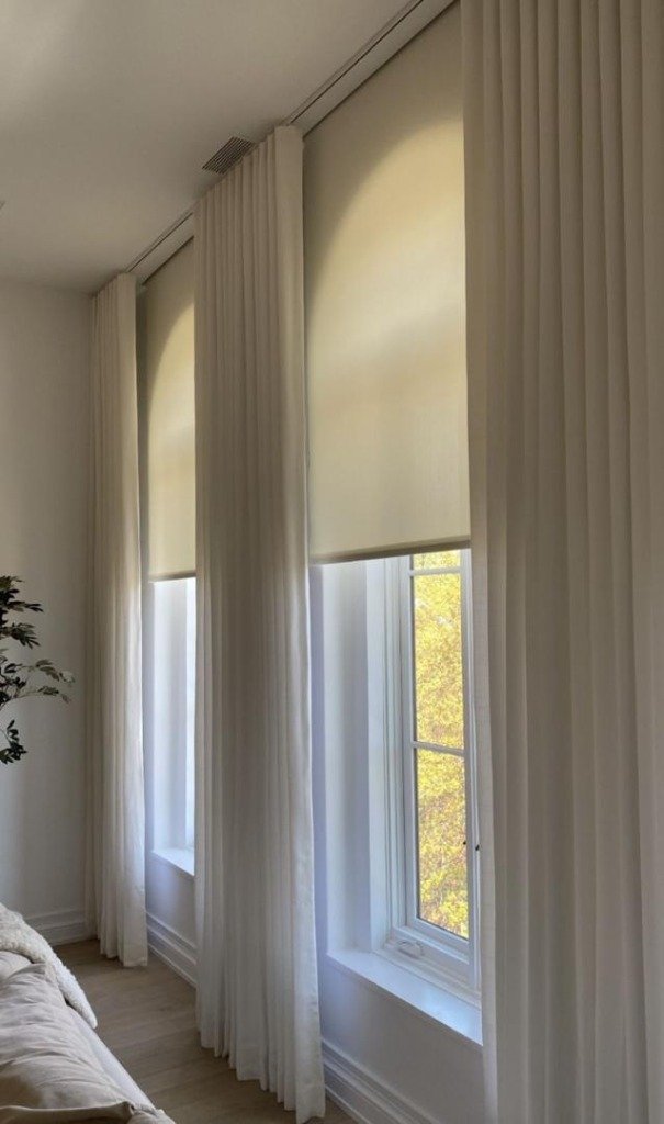 Détails des textiles et voilages